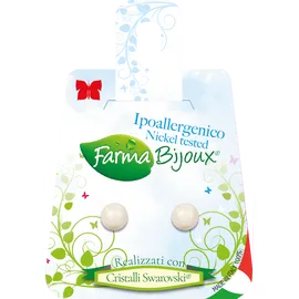 Farma Bijoux Perla 6mm Cream Υποαλλεργικά Σκουλαρίκια [BEP6C41] 1 Ζευγάρι