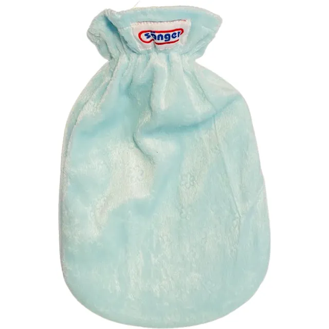 Sanger Θερμοφόρα Νερού Παιδική Σιέλ Με Fleece Κάλυμμα 0,8 Litra - Fedra