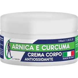 Medico Italia Brand Arnica & Turmeric Antioxidant Body Cream Κρέμα Μασάζ Σώματος με Αντιοξειδωτική Δράση 100ml