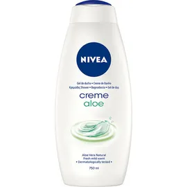 Nivea Creme Aloe Shower Cream Ενυδατικό Κρεμώδες Αφρόλουτρο 750ml