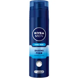 Nivea Men Cool Kick Shaving Foam Ανδρικός Αφρός Ξυρίσματος 200ml