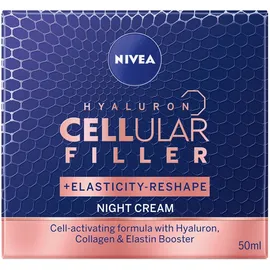 NIVEA Hyaluron Cellular Filler Νύχτας για Επαναφορά Ελαστικότητας 50ml