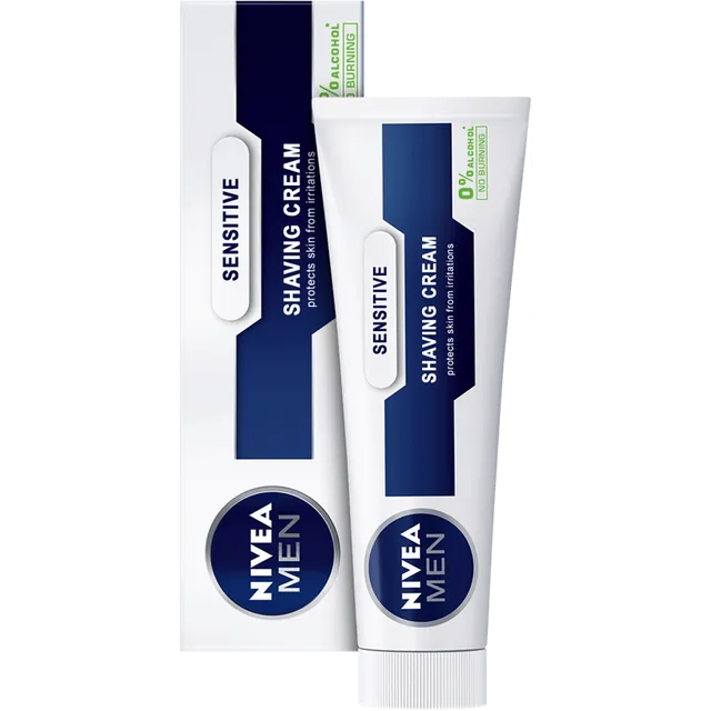 Nivea Shaving Cream Sensitive Ανδρική Κρέμα Ξυρίσματος 100ml - Fedra