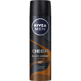 Nivea Men Deep Black Carbon Espresso Ανδρικό Αποσμητικό Spray 48h Προστασίας 150ml