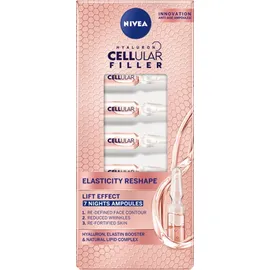 NIVEA Hyaluron Cellular Filler Διφασικές Αμπούλες για Επαναφορά Ελαστικότητας 7x1,2 ml ΝΕΟ