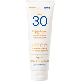 Korres Yoghurt Sunscreen Emulsion Face & Body SPF30 250ml