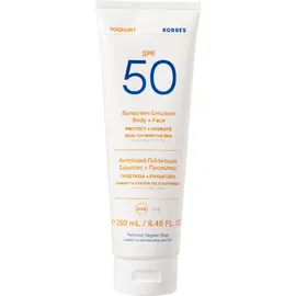 Korres Yoghurt Sunscreen Emulsion Face & Body SPF50 250ml