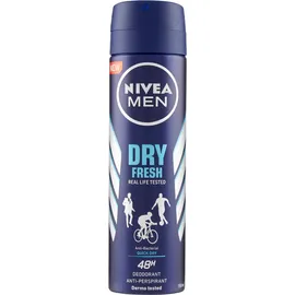 Nivea Men Dry Fresh Anti Perspirant Deodorant Ανδρικό Αποσμητικό Spray 48ωρης Προστασίας 150ml