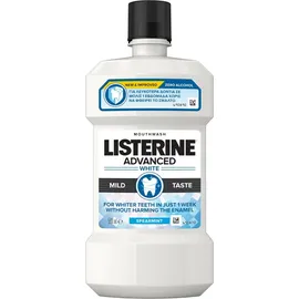 Listerine Mouthwash Advanced White Mild Taste Mouthwash 500ml
