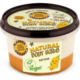 Natura Siberica Skin Super Good, Φυσικό απολεπιστικό σώματος Θρέψης «Nurturing», Μάνγκο & Σπόρους Τσία, 250ml