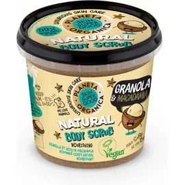 Natura Siberica Skin Super Good, Φυσικό απολεπιστικό σώματος «Granola & Macadamia», για θρέψη, 360 ml