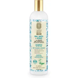Natura Siberica Super Siberica Mint, Bereza & Retinol, Σαμπουάν για βαθύ καθαρισμό και φρεσκάδα για λιπαρά μαλλιά, 400 ml.