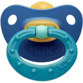 NUK Classic Soft Ορθοδοντική Πιπίλα Καουτσούκ 0-6m Χρώμα Μπλε, 1τμχ