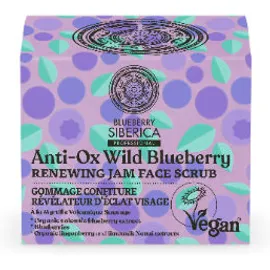 Natura Siberica Blueberry Siberica, Scrub Jam Προσώπου Ανανέωσης, για όλους τους τύπους επιδερμίδας, 50ml