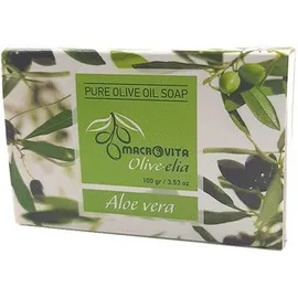 Macrovita Pure Olive Oil Soap Aloe Vera Φυσικό Σαπούνι Ελαιολάδου Aloe Vera 100gr