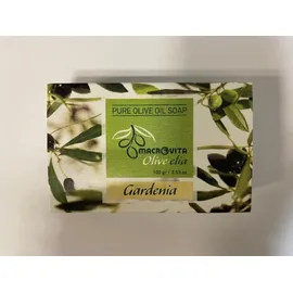 Macrovita Pure Olive Oil Soap Gardenia Φυσικό Σαπούνι Ελαιολάδου Γαρδένια 100gr