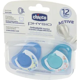 CHICCO PHYSIO ACTIVE ΣΙΛΙΚΟΝΗ 12+ ΜΠΛΕ 2τμχ