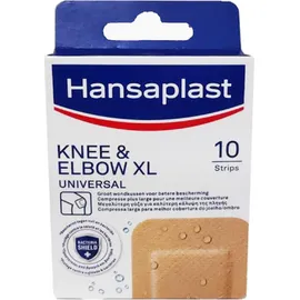 Hansaplast Knee & Elbow XL Bacteria Shield 10strips