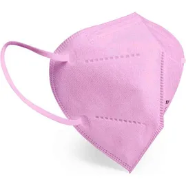 Μάσκα FFP2 Ροζ Protective Disposable Mask 5 Τεμάχια