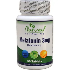Natural Vitamins ΜΕΛΑΤΟΝΙΝΗ 3 MG 50tabs