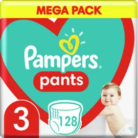 Pampers Pants Μέγεθος 3 [6-11kg] 128 Πάνες - Bρακάκι