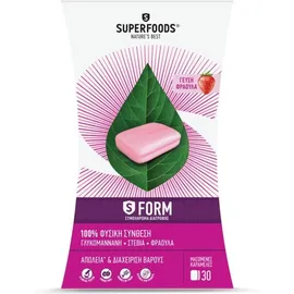 Superfoods S Form 30 Μασώμενες Καραμέλες Φράουλα
