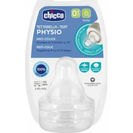 Chicco Physio Θηλή Σιλικόνης Κανονική Ροή 0m+