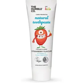 The Humble Co Natural Toothpaste For Kids Φυσική Παιδική Οδοντόκρεμα με Γεύση Φράουλα 500ppm F απο 0m+ 75ml