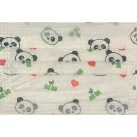 Konvoy Face Masks Αρκουδάκι Panda 10 Παιδικές Χάρτινες Μάσκες 3 Στρώσεων 99.8% Προστασία [10 Τεμάχια Ανά Σακουλάκι]
