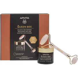 Apivita Queen Bee Rich Texture Cream 50ml & Premium Face Roller