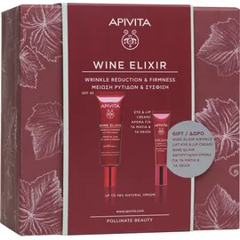 Apivita Promo Wine Elixir Wrinkle & Firmness Day Cream SPF30 40 ml + Δώρο Wrinkle Lift Eye & Lip Cream 15 ml