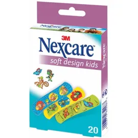 Nexcare Happy Kids Παιδικοί Αυτοκόλλητοι Μικροεπίδεσμοι Ζωάκια 20τμχ