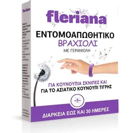 Fleriana Εντομοαπωθητικό Βραχιόλι Με Γερανιόλη 1τεμ.