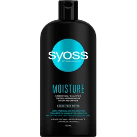Syoss Moisture Σαμπουάν Ενυδάτωσης με Κaede Τree Water για Ξηρά και Αδύναμα μαλλιά, 750ml