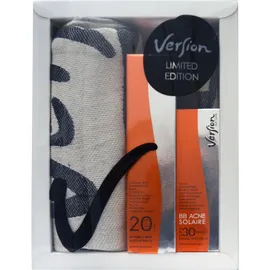 Version PROMO Invisible Face Body Mist SPF20 Υψηλή Προστασία Για Πρόσωπο - Σώμα 200ml - BB Acne Solaire SPF30 Αντηλιακή Κρέμα Προσώπου Με Τάση Ακμής 50ml - ΔΩΡΟ Πετσέτα Θάλασσα