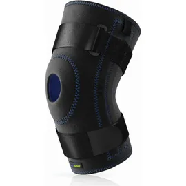 Actimove Sports Edition Knee Stabilizer Adjustable Horseshoe And Stays Medium Black