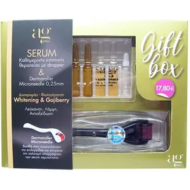 Ag pharm PROMO ΣΕΤ Serum Καθημερινής Θεραπείας με Dropper για Επιδερμίδες με Δυσχρωμίες - Φωτογήρανση 5x2ml - ΔΩΡΟ Dermaroller Microneedle 0.25mm