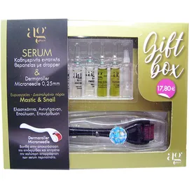 Ag pharm PROMO ΣΕΤ Serum Καθημερινής Θεραπείας με Dropper για Ευρυαγγείες - Διεσταλμένους Πόρους 5x2ml - ΔΩΡΟ Dermaroller Microneedle 0.25mm