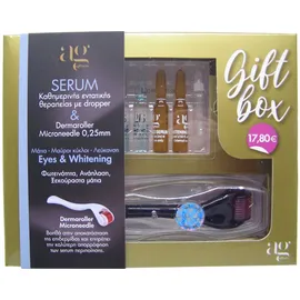 Ag pharm PROMO ΣΕΤ Serum Καθημερινής Θεραπείας με Dropper για τα Μάτια - Μαύρους Κύκλους - Λεύκανση Προσώπου 5x2ml - ΔΩΡΟ Dermaroller Microneedle 0.25mm