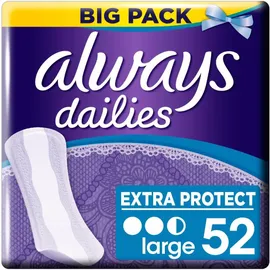 Always Dailies Extra Protect Large Σερβιετάκια (34+18ΔΩΡΟ)