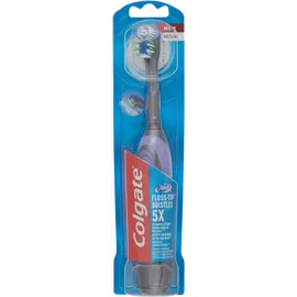 Colgate 360 Floss Tip Bristles 5x Medium Μωβ Οδοντόβουρτσα με Μπαταρία 1 Τεμάχιο
