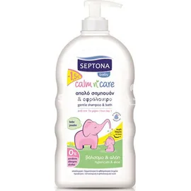 Septona Calm n' Care Baby Παιδικό Σαμπουάν - Αφρόλουτρο Με Βάλσαμο & Αλόη 500ml