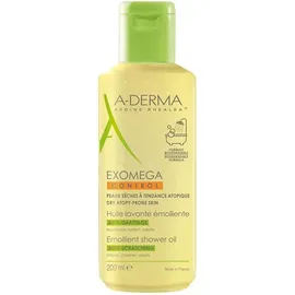 A-Derma Exomega Control Emollient Shower Oil Έλαιο Καθαρισμού Για Ατοπικό Δέρμα 200ml