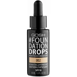 Gosh Foundation Drops Ivory Κάλυψη προσώπου με SPF10, 30ml