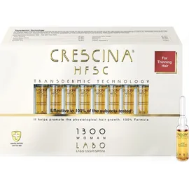 Labo Crescina HFSC Transdermic 100% 1300 Woman Θεραπεία για Έντονη Γυναικεία Τριχόπτωση  20 Φιαλίδια
