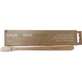 Inaden Eco Wooden Toothbrush Soft Μαλακή Ξύλινη Οδοντόβουρτσα 1τμχ