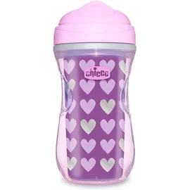 Chicco Active Cup Insulated Μωβ Καρδιές14m+ 266ml