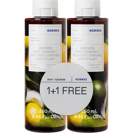 KORRES Renewing Body Cleanser Citrus, Αφρόλουτρο Κίτρο - 250mll 1+1 Δώρο