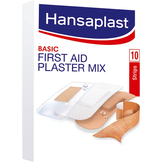 Hansaplast Basic First Aid Plaster Mix 10τμχ - Fedra