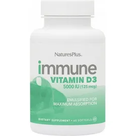 Nature's Plus Immune Vitamin D3 5.000IU(125mcg) 60softgels